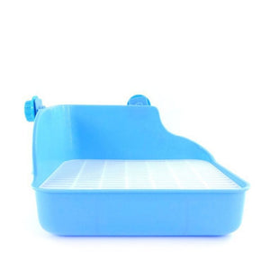 Portable Pet Dog Cat Toilet Tray with Column Urinal Bowl Pee Training Toilet Pet Litter Training Tray Pet Cat Rabbit Pee Toilet