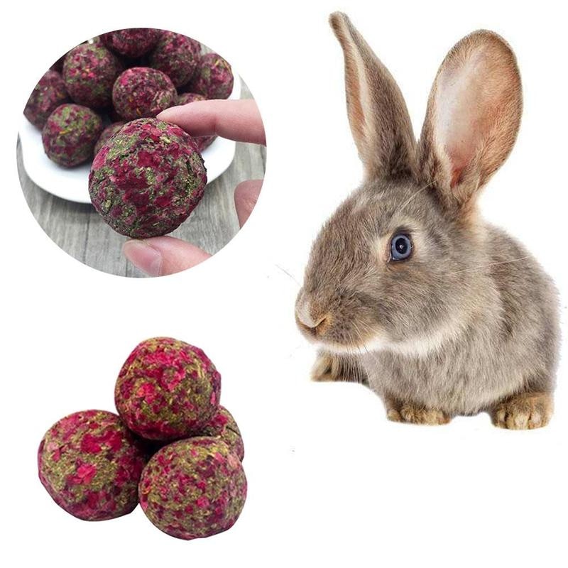 Pet Rabbit Chew Grass Ball Hamster Chew Teeth Grinding  Grass Play Toys for Pig Rabbit Chinchilla Supplies Guinea Pig Chew